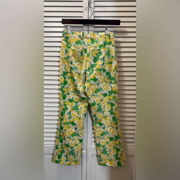 ZARA MULTICOLORED PRINTED PANTS - Picture 6 of 10